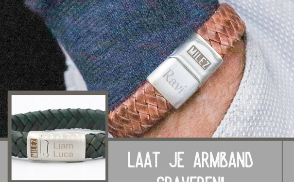 Leren armbanden met naam voor heren: een persoonlijk en stijlvol cadeau